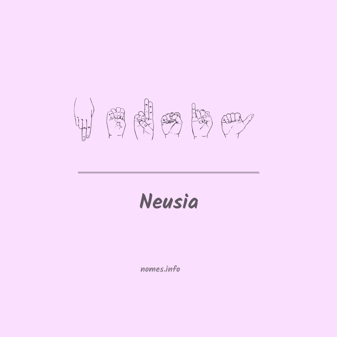 Neusia em Libras