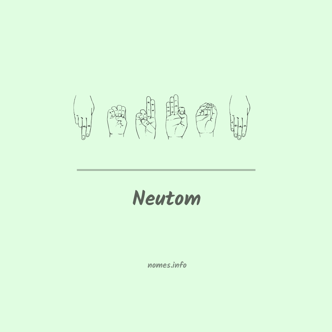 Neutom em Libras