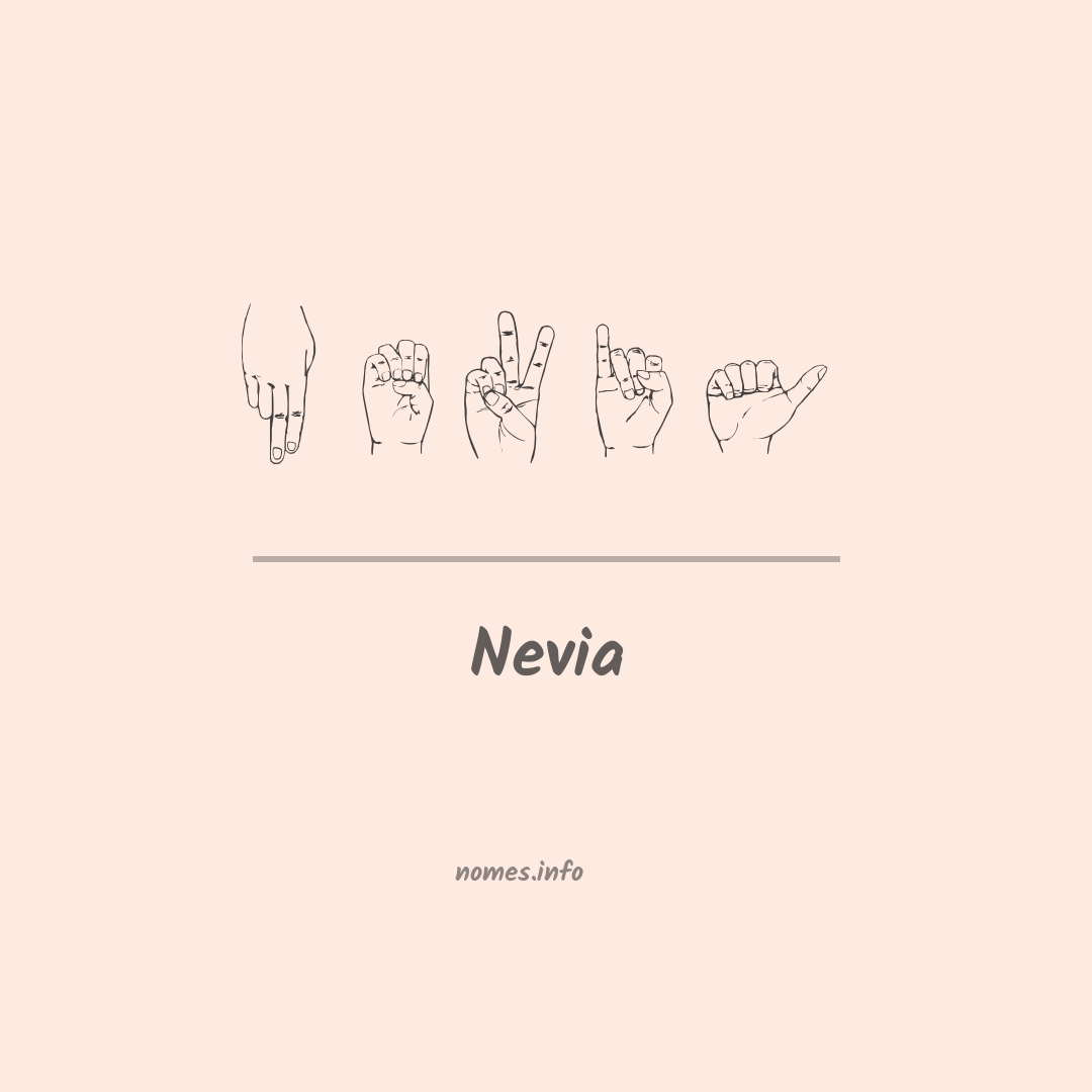 Nevia em Libras