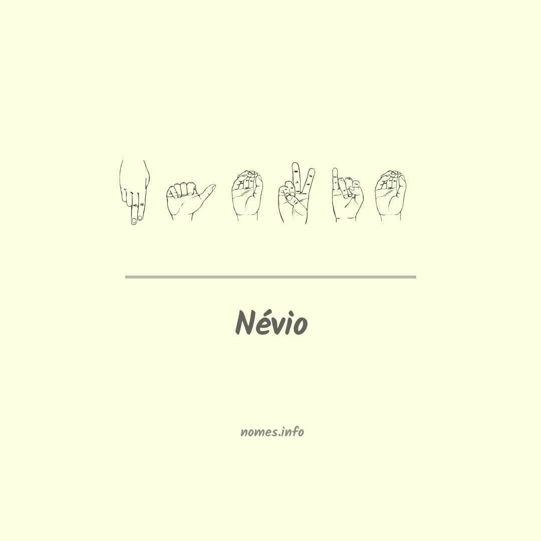 Névio em Libras Névio em Libras