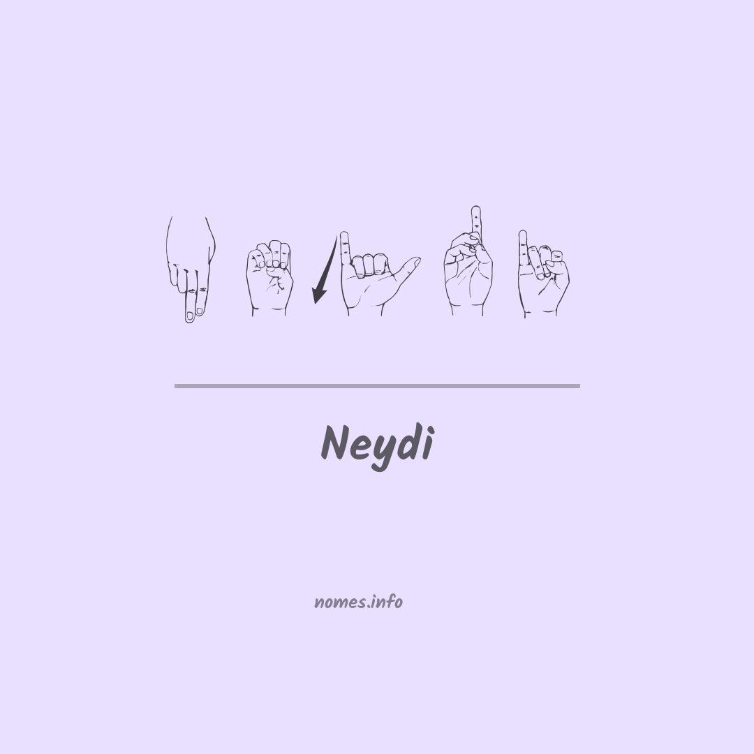 Neydi em Libras