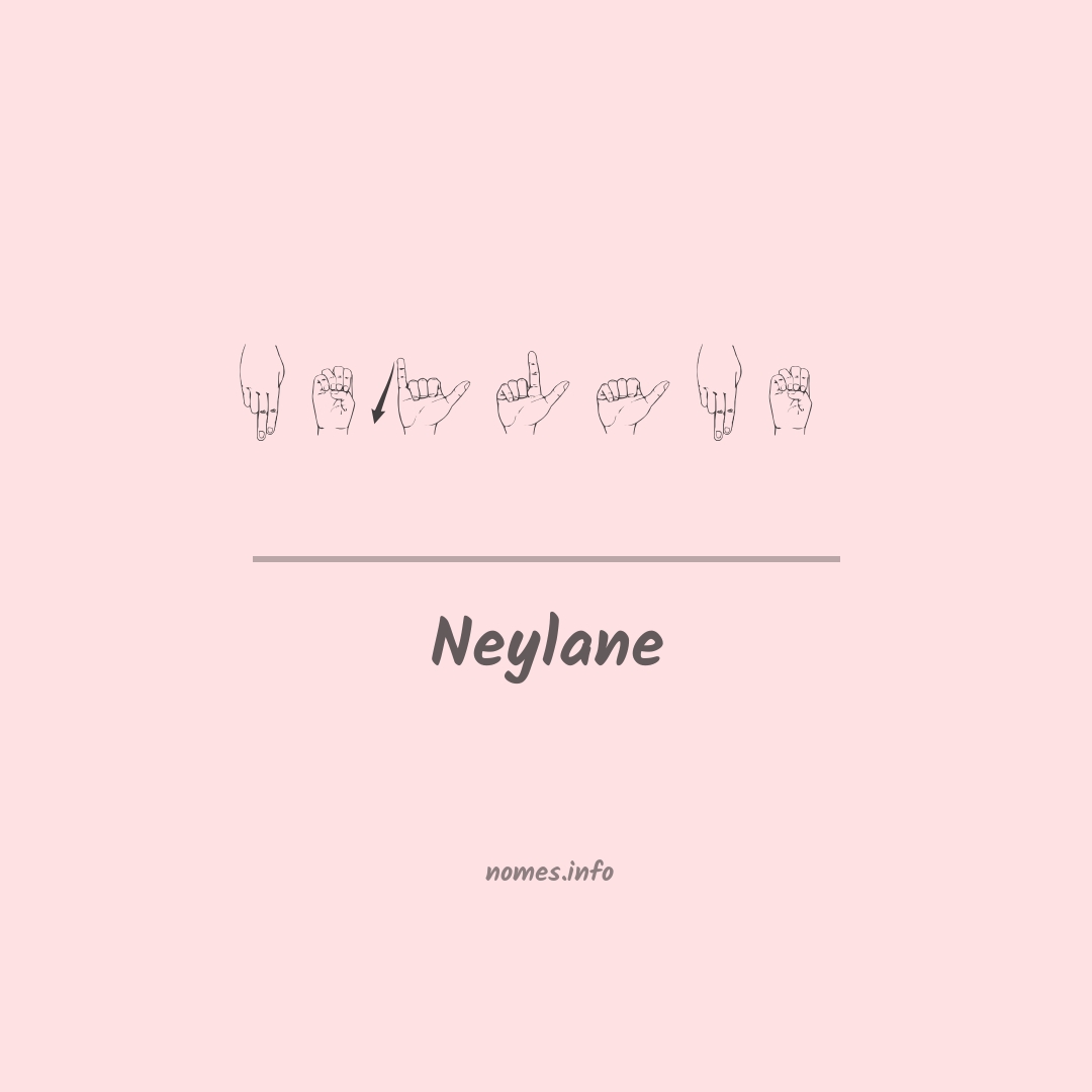 Neylane em Libras
