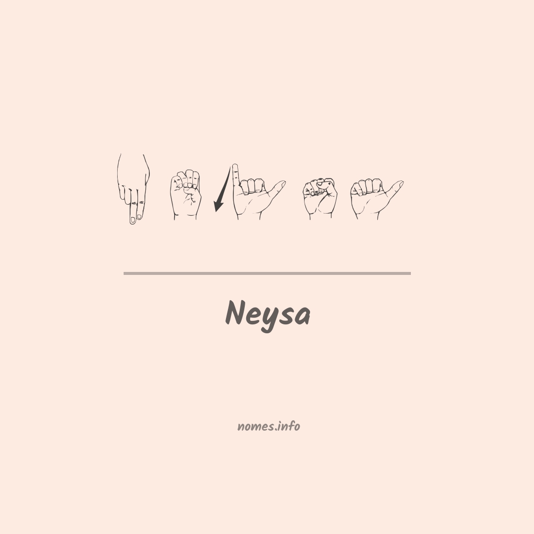Neysa em Libras Neysa em Libras