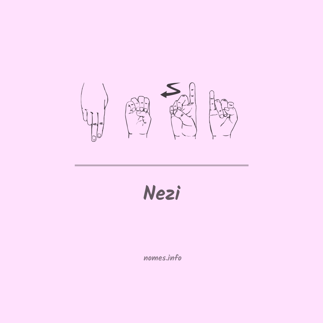 Nezi em Libras