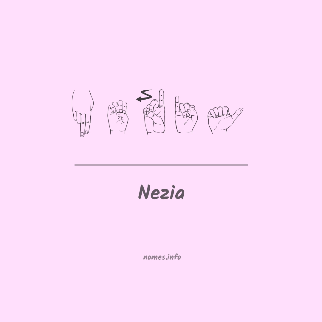 Nezia em Libras