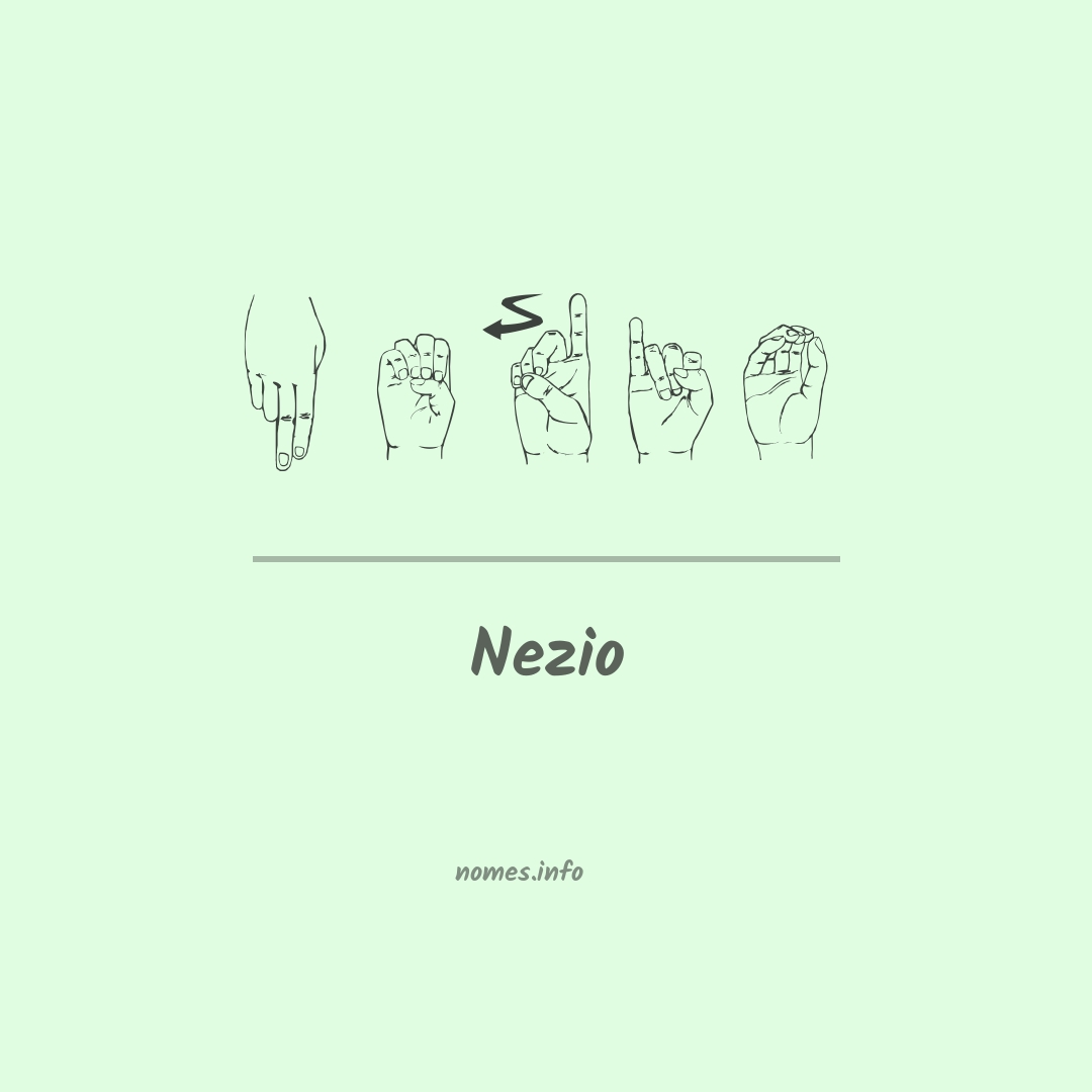 Nezio em Libras