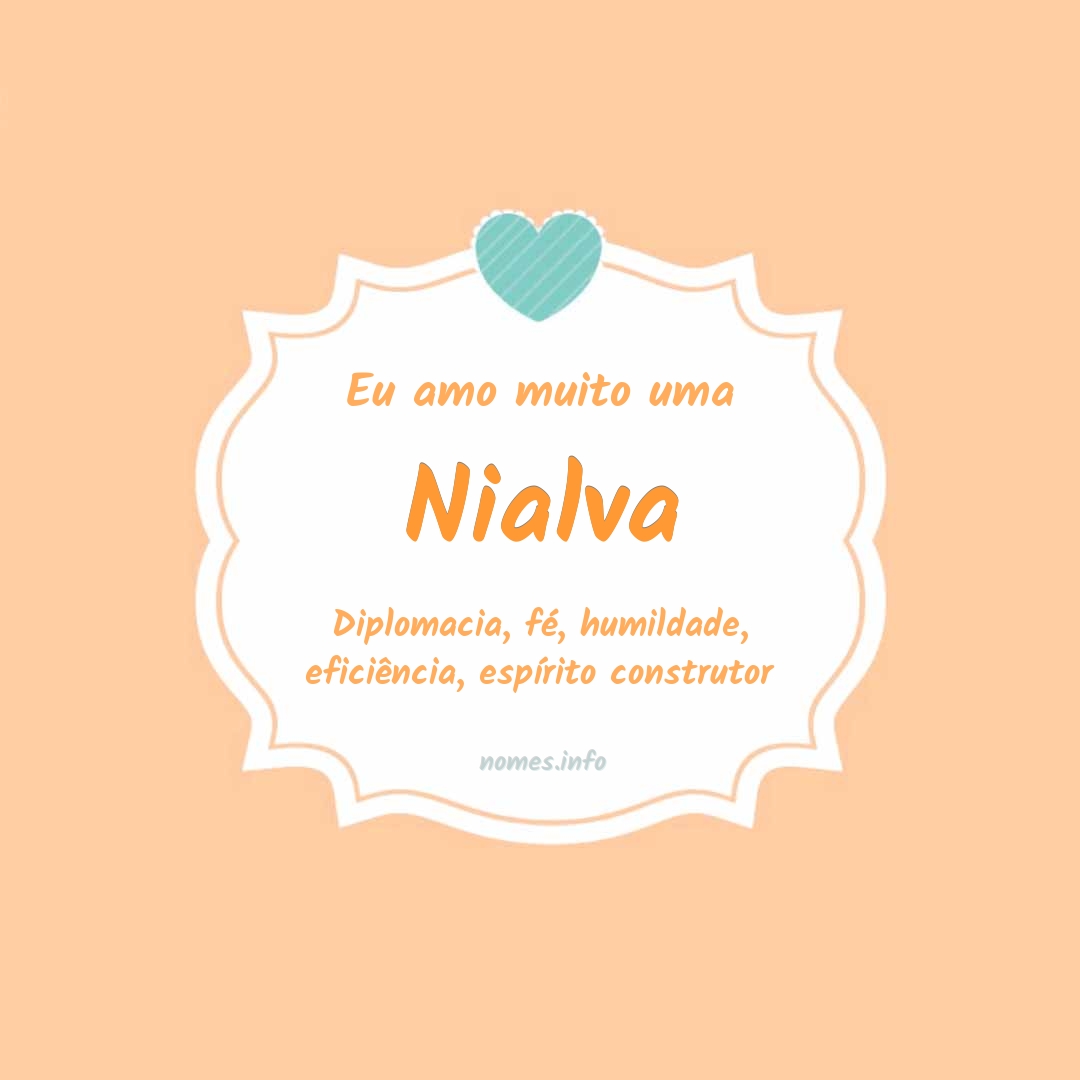 Eu amo muito Nialva