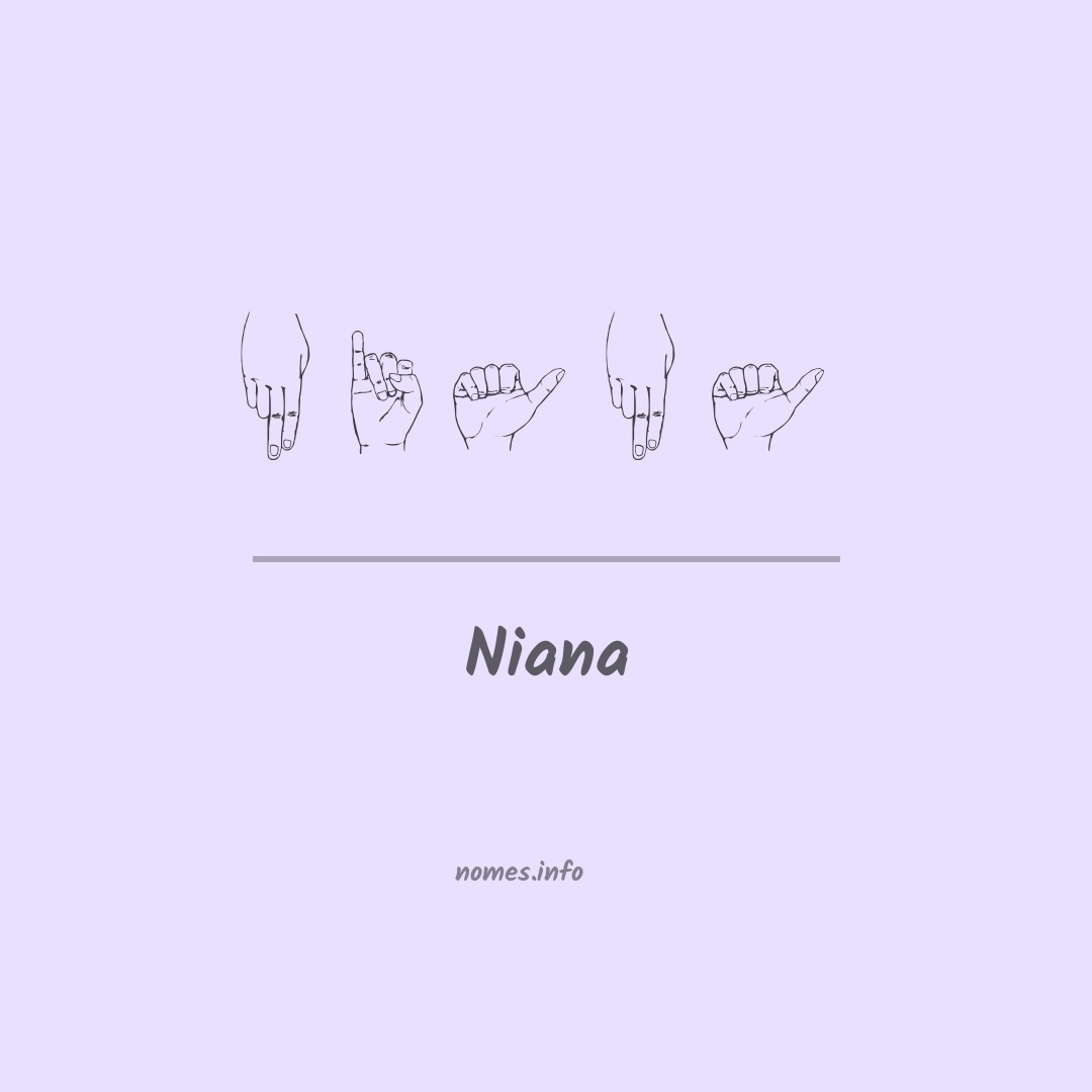 Niana em Libras