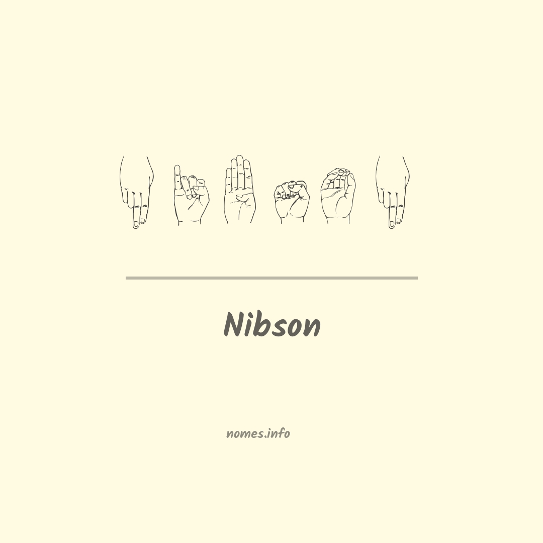 Nibson em Libras