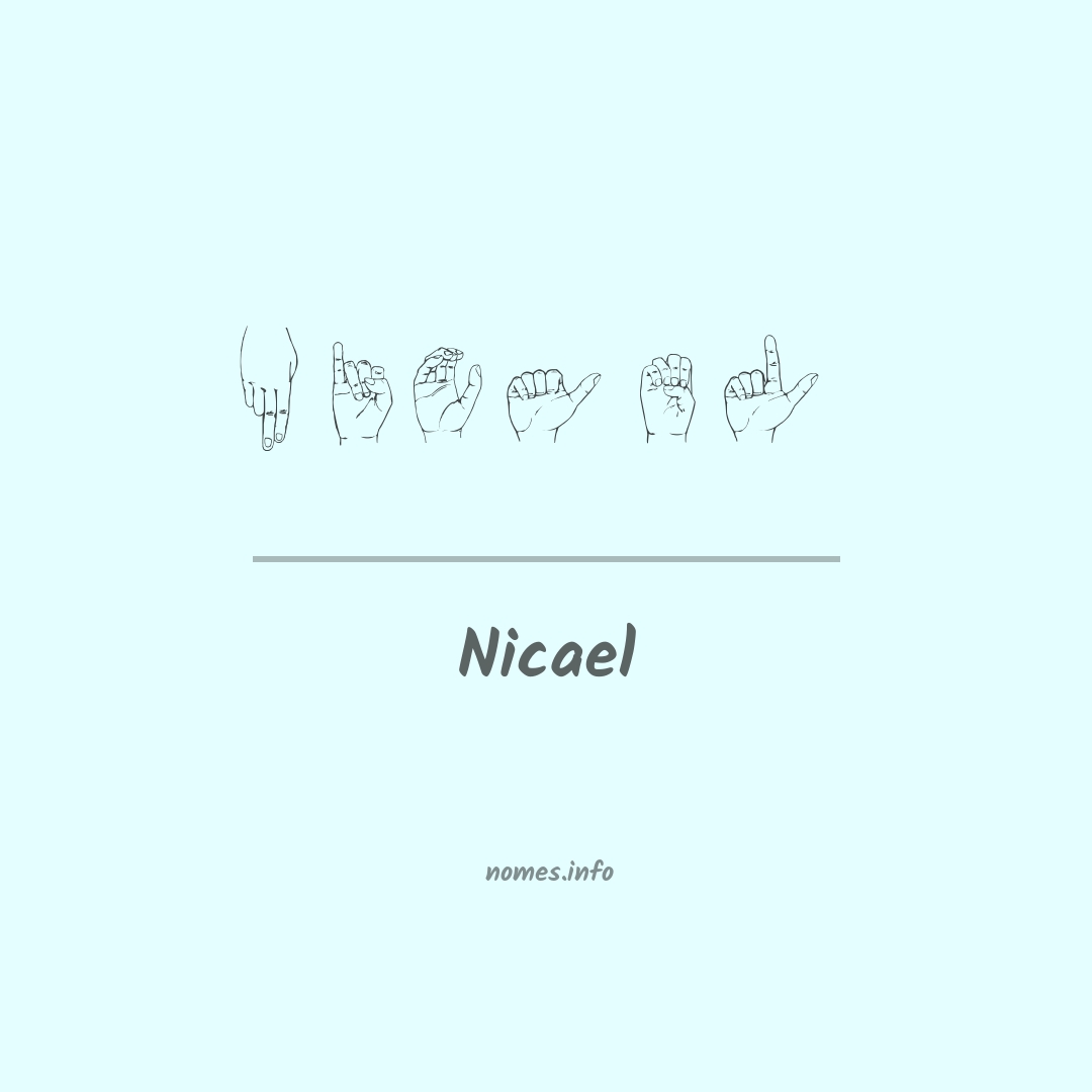 Nicael em Libras Nicael em Libras
