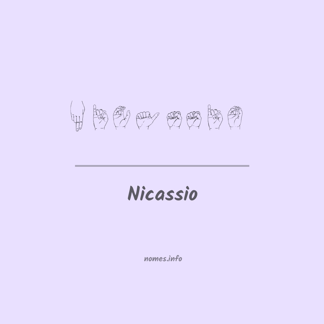 Nicassio em Libras