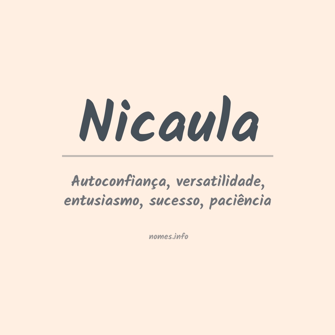 Significado do nome Nicaula