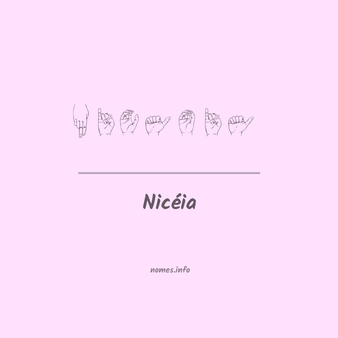 Nicéia em Libras Nicéia em Libras