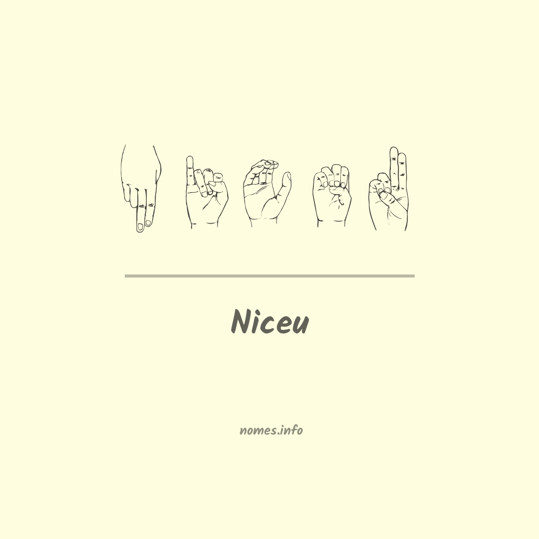 Niceu em Libras