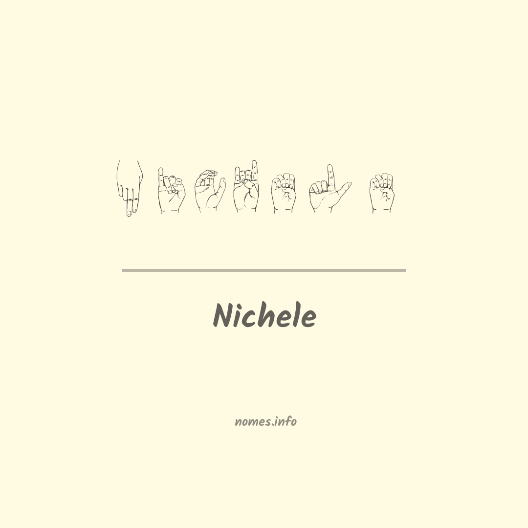 Nichele em Libras