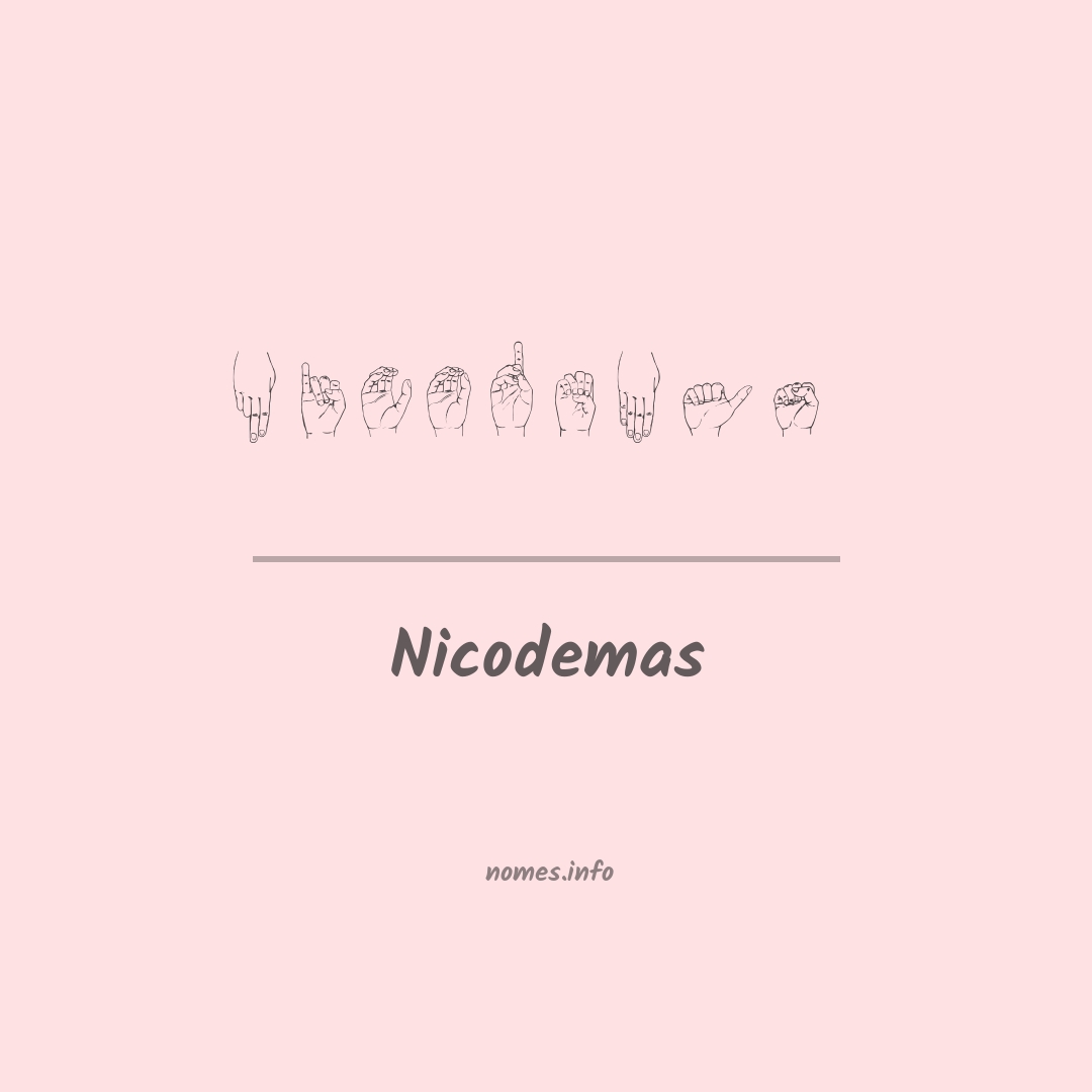 Nicodemas em Libras