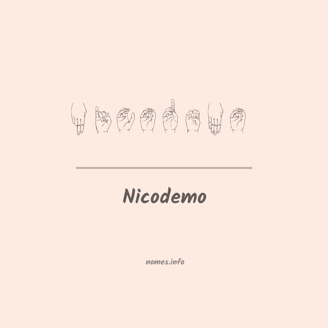 Nicodemo em Libras