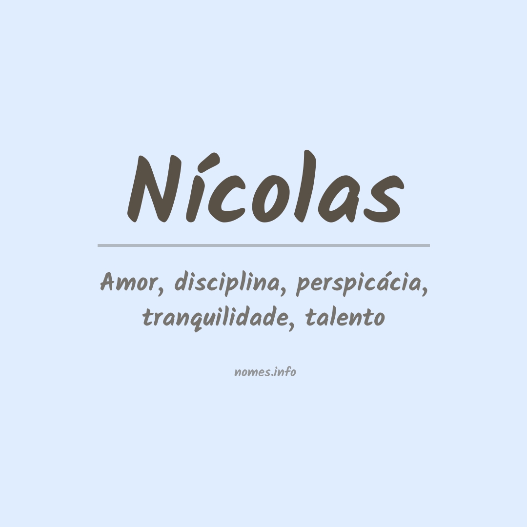 Significado do nome Nícolas