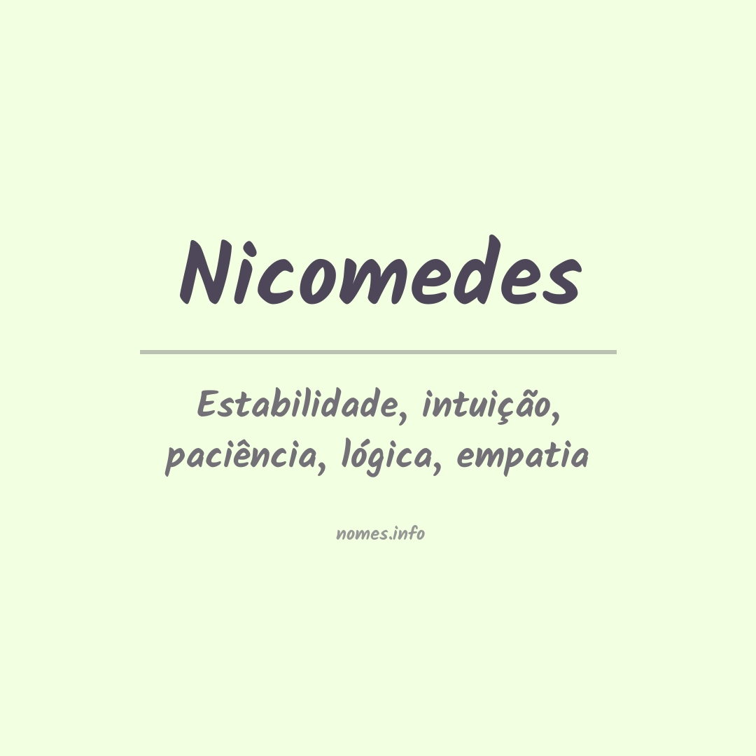 Significado do nome Nicomedes