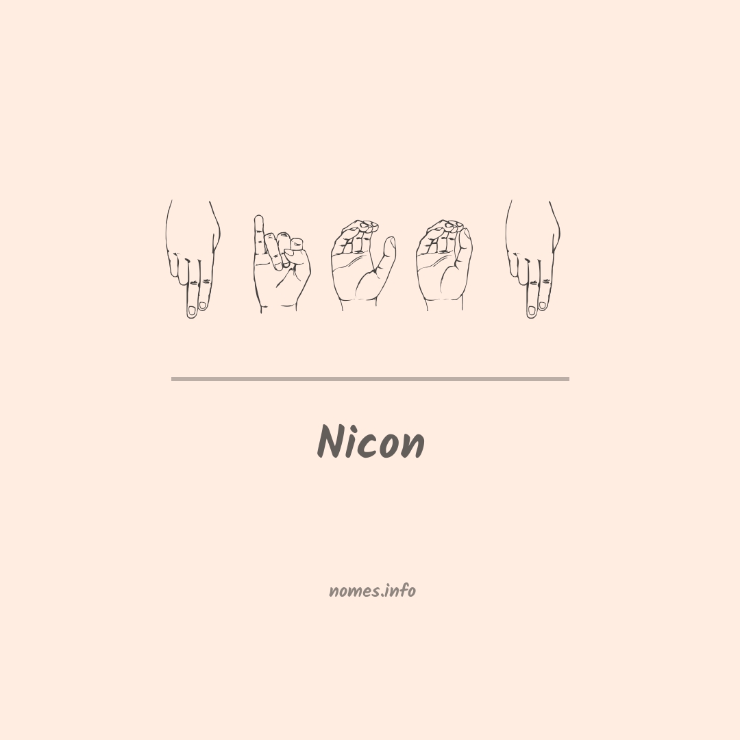Nicon em Libras