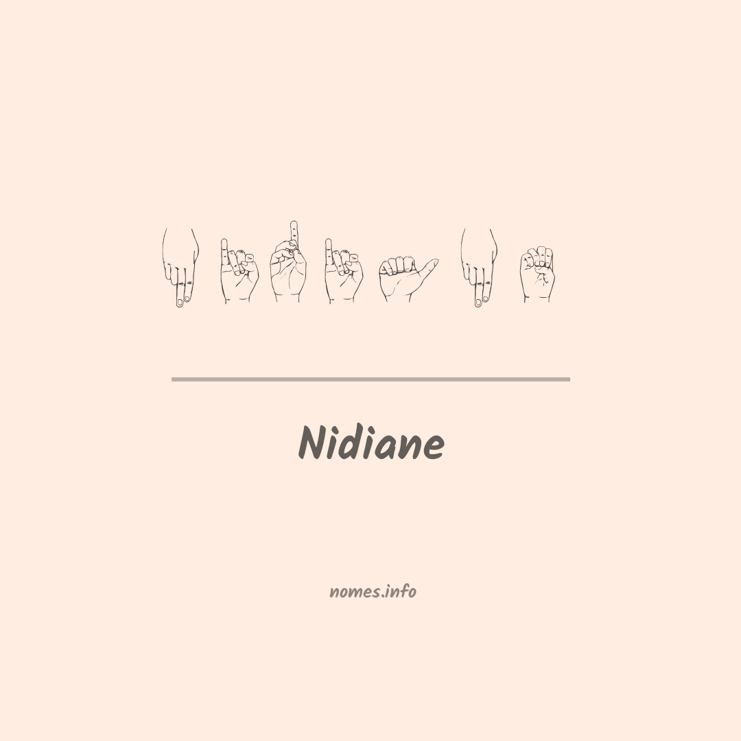 Nidiane em Libras