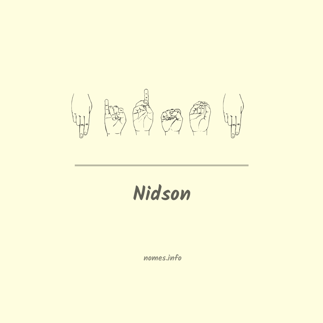 Nidson em Libras