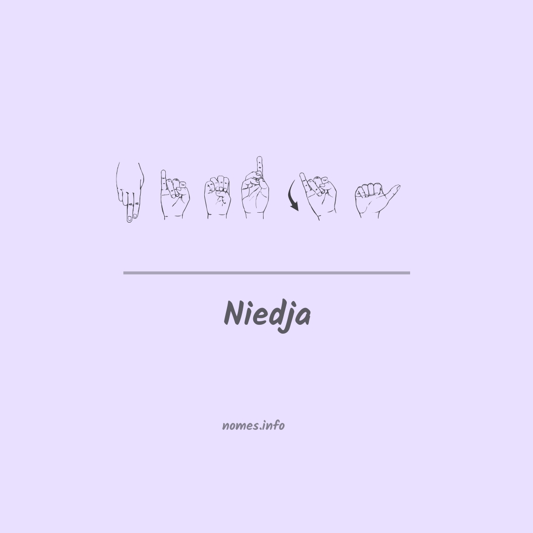 Niedja em Libras