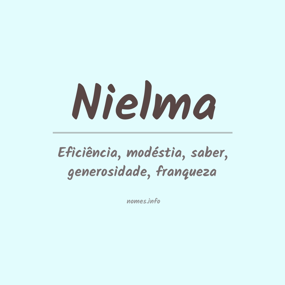 Significado do nome Nielma