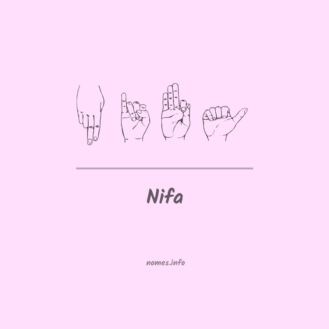 Nifa em Libras