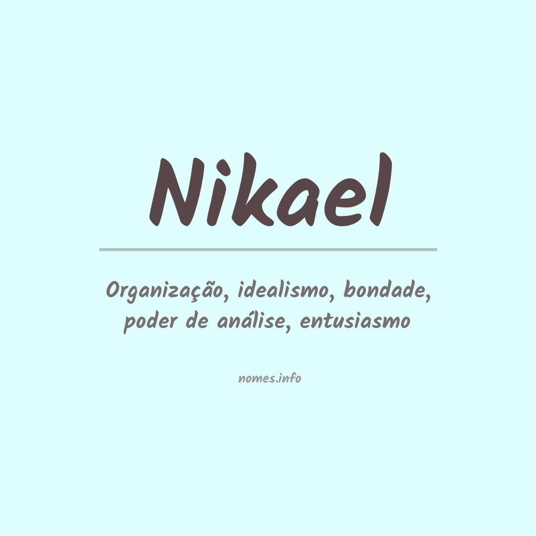 Significado do nome Nikael