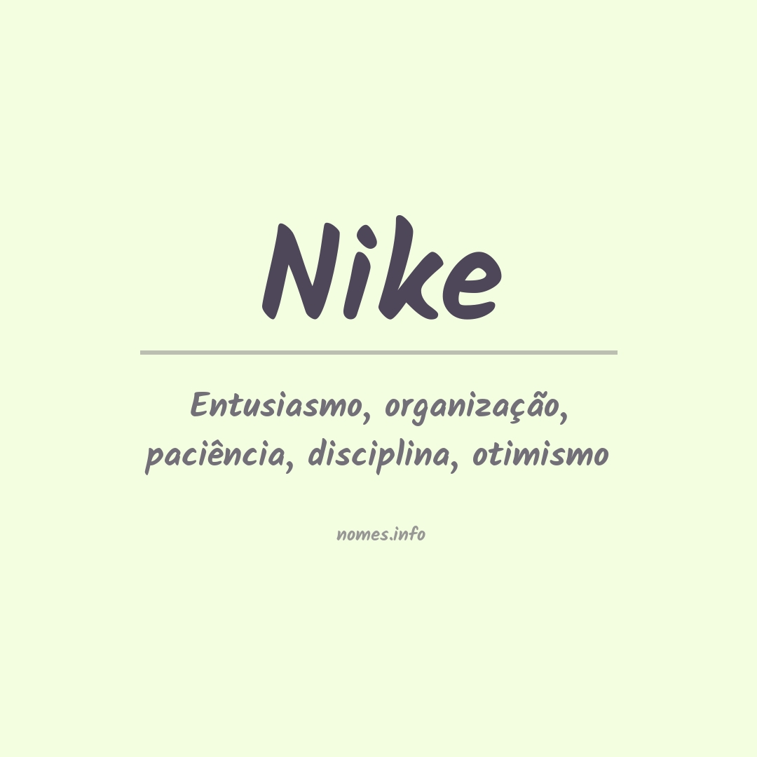 Significado do nome Nike