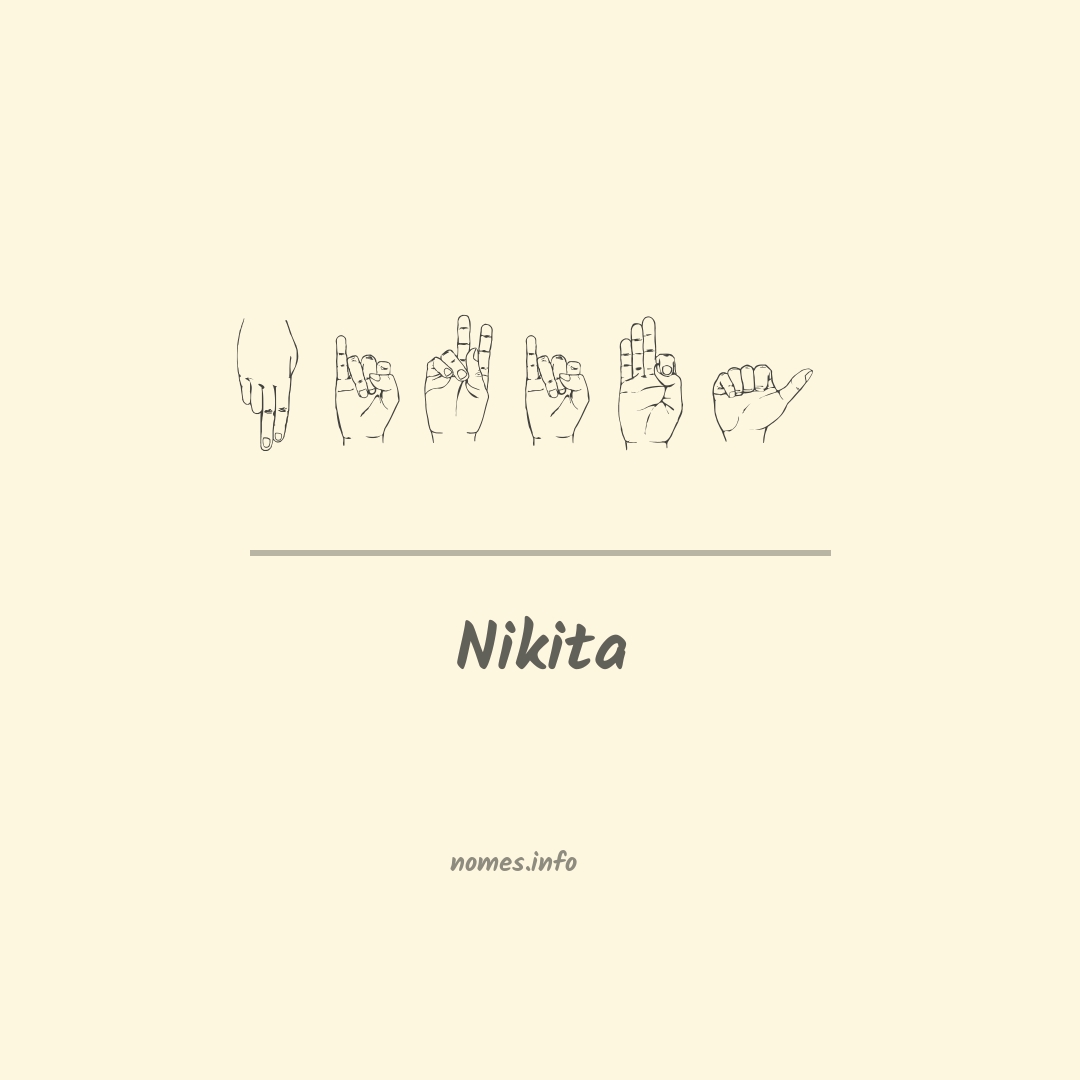 Nikita em Libras