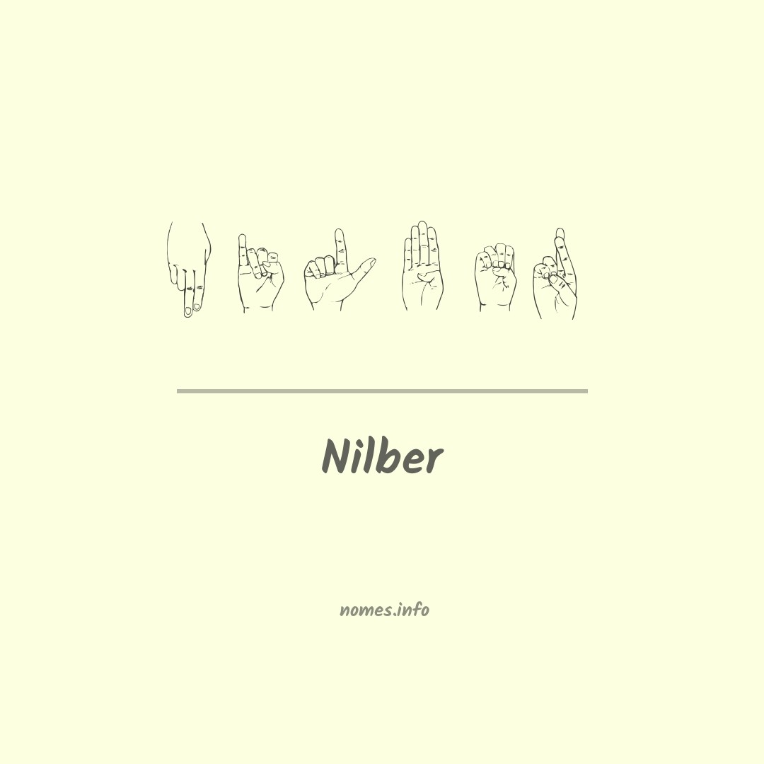 Nilber em Libras