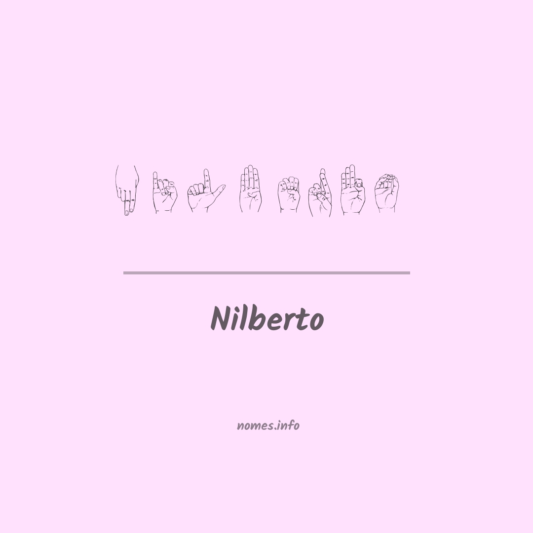 Nilberto em Libras