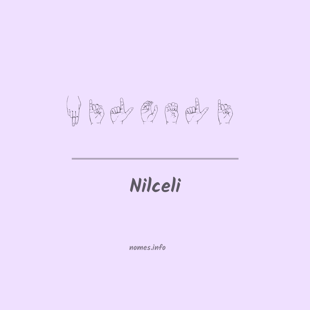 Nilceli em Libras