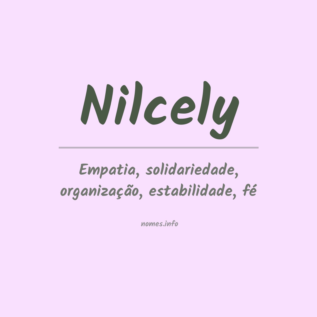 Significado do nome Nilcely
