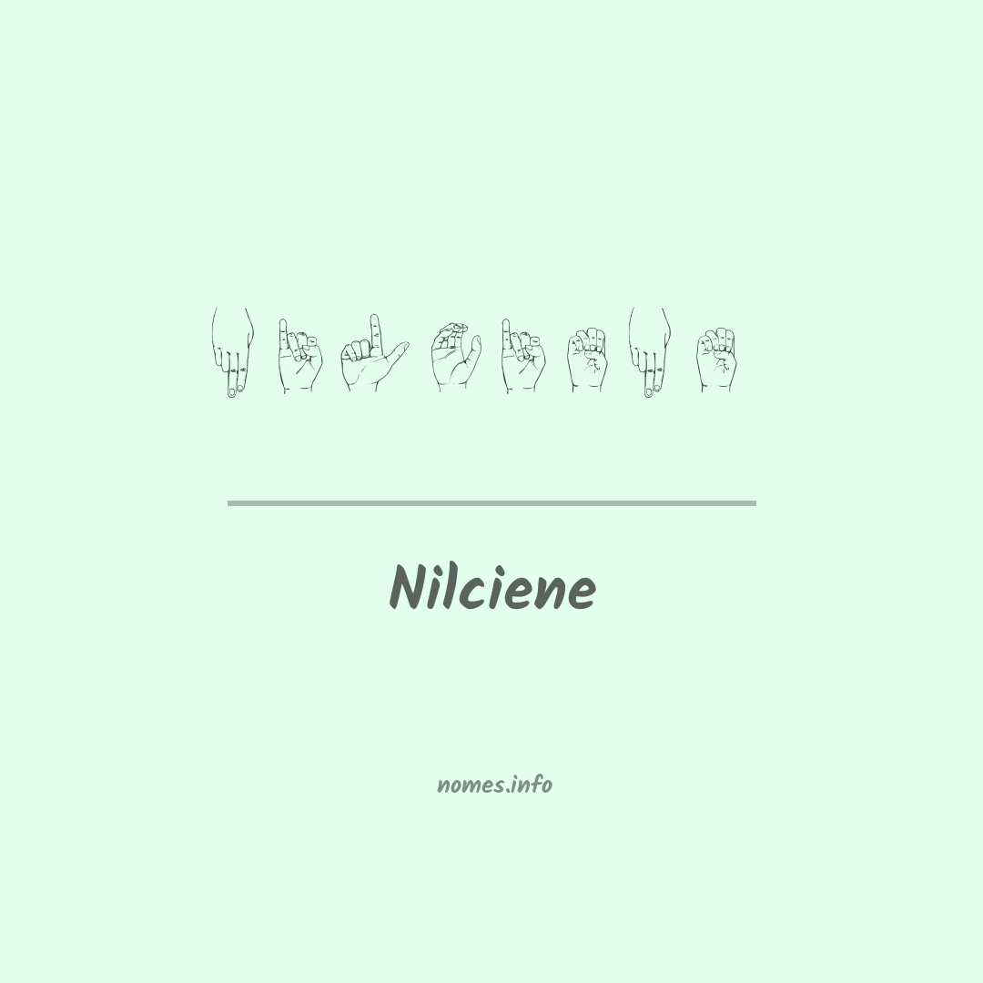 Nilciene em Libras
