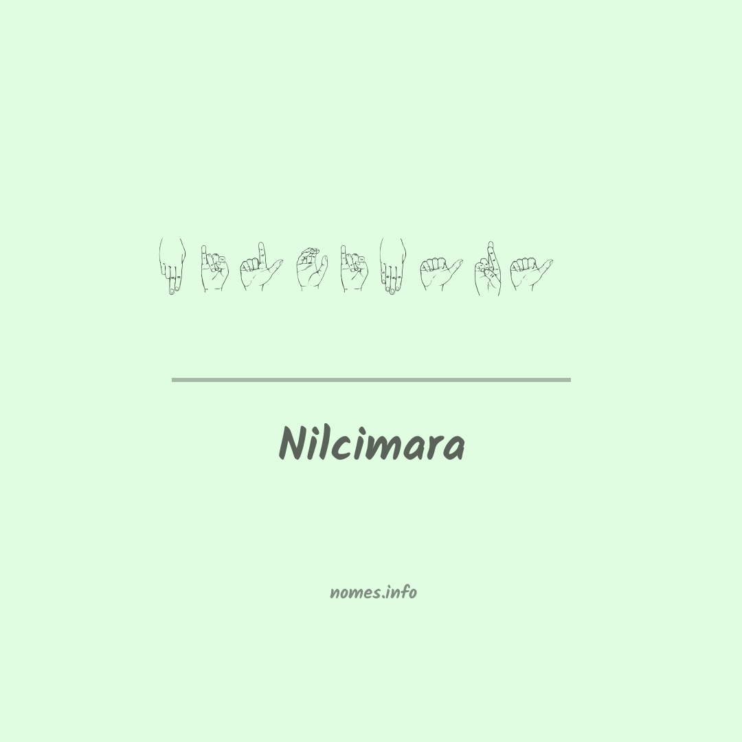 Nilcimara em Libras
