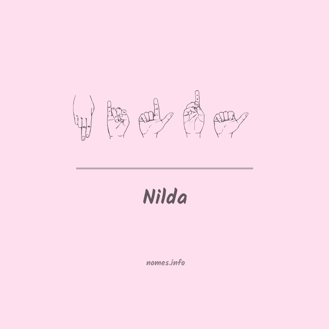 Nilda em Libras