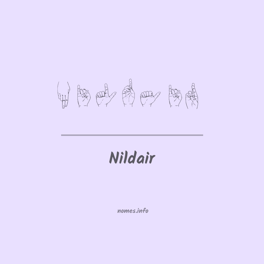 Nildair em Libras