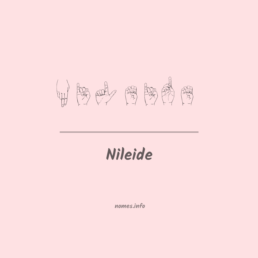Nileide em Libras