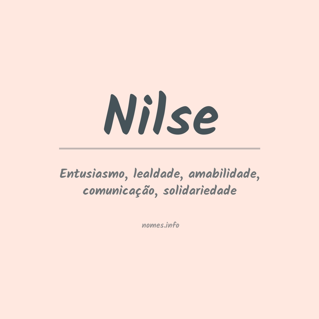 Significado do nome Nilse