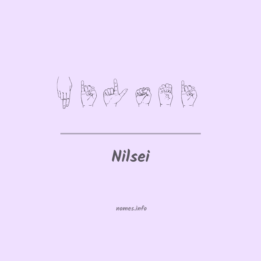 Nilsei em Libras