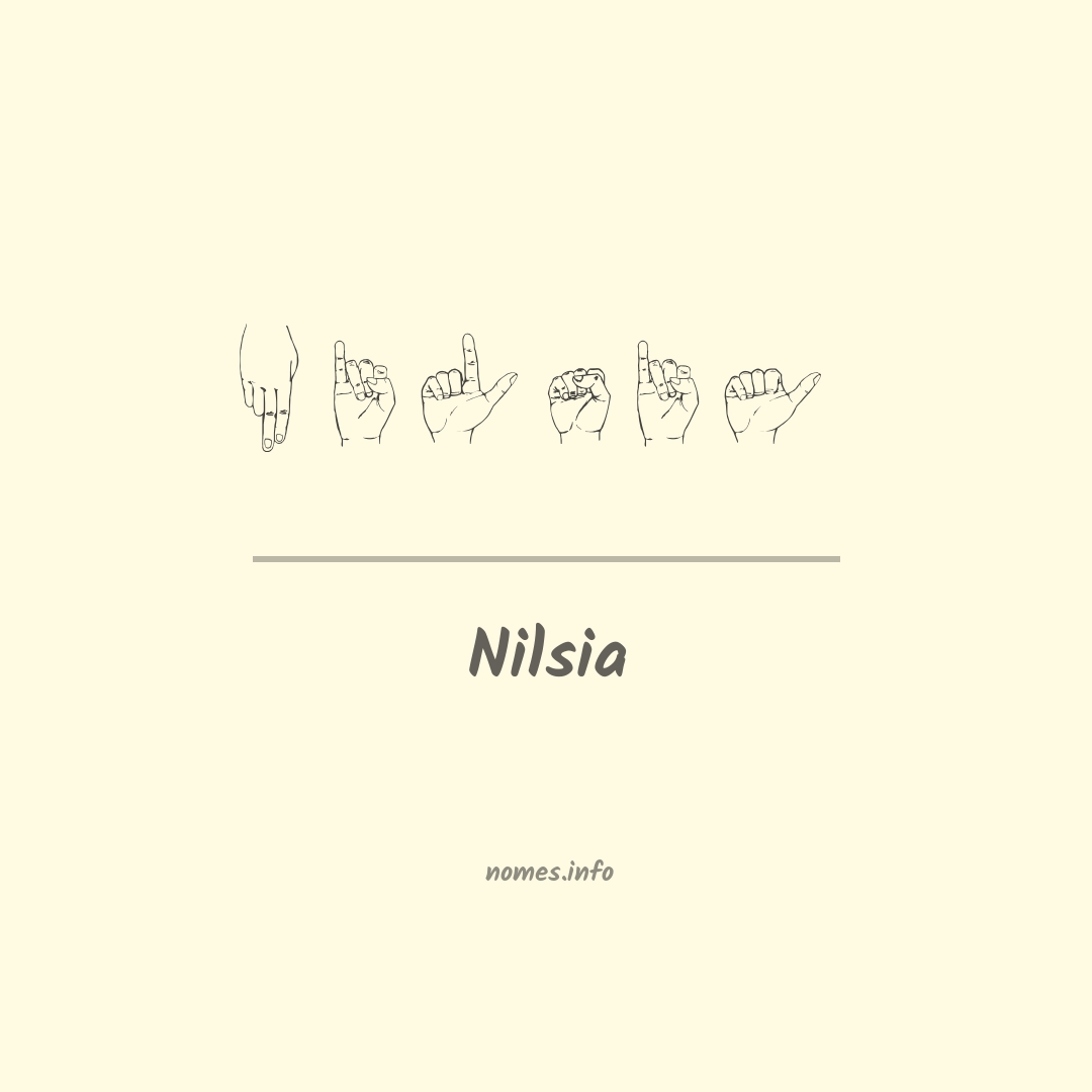 Nilsia em Libras