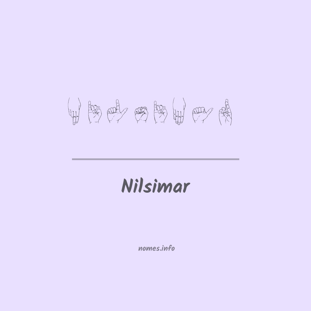 Nilsimar em Libras
