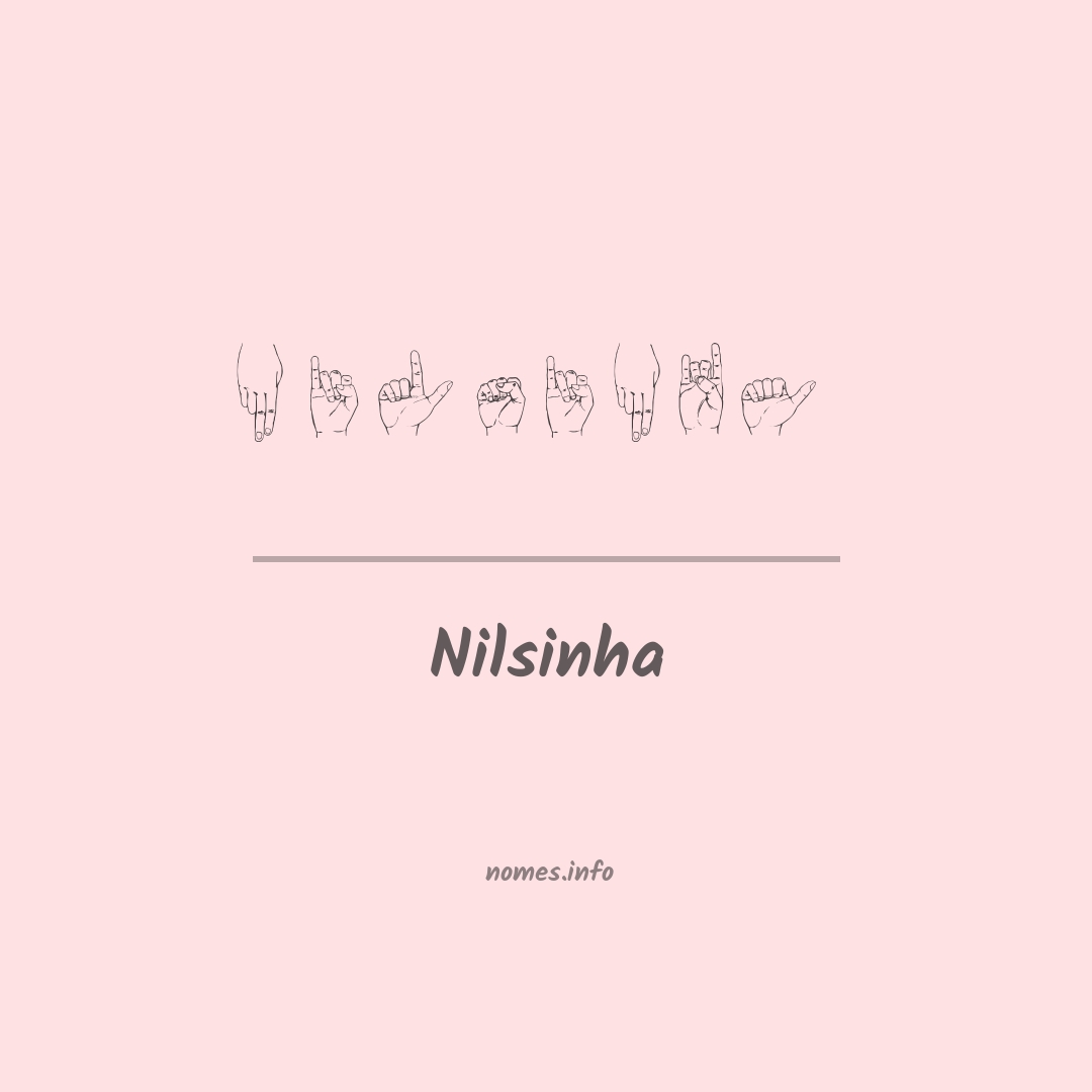 Nilsinha em Libras