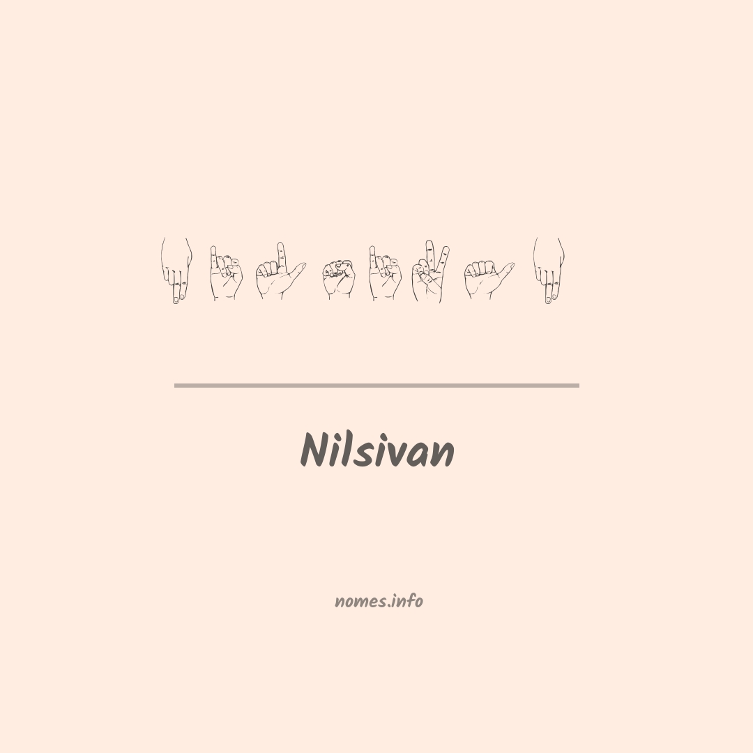 Nilsivan em Libras