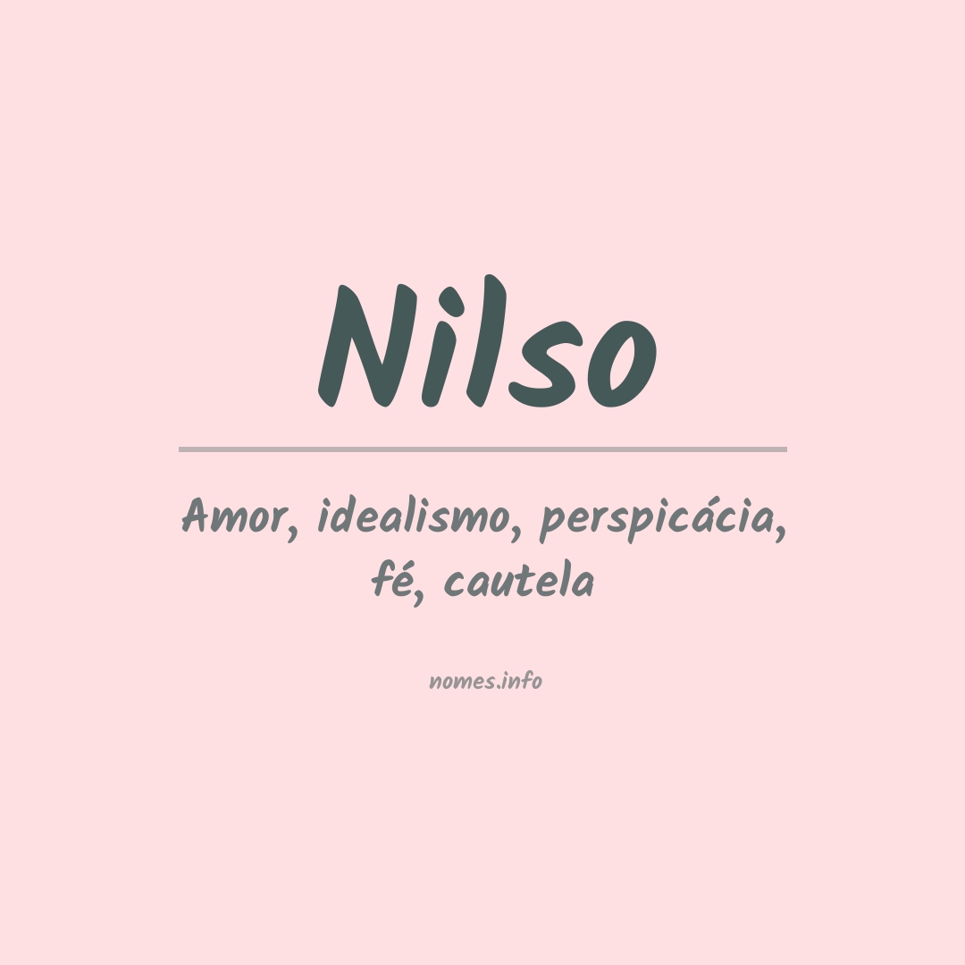 Significado do nome Nilso