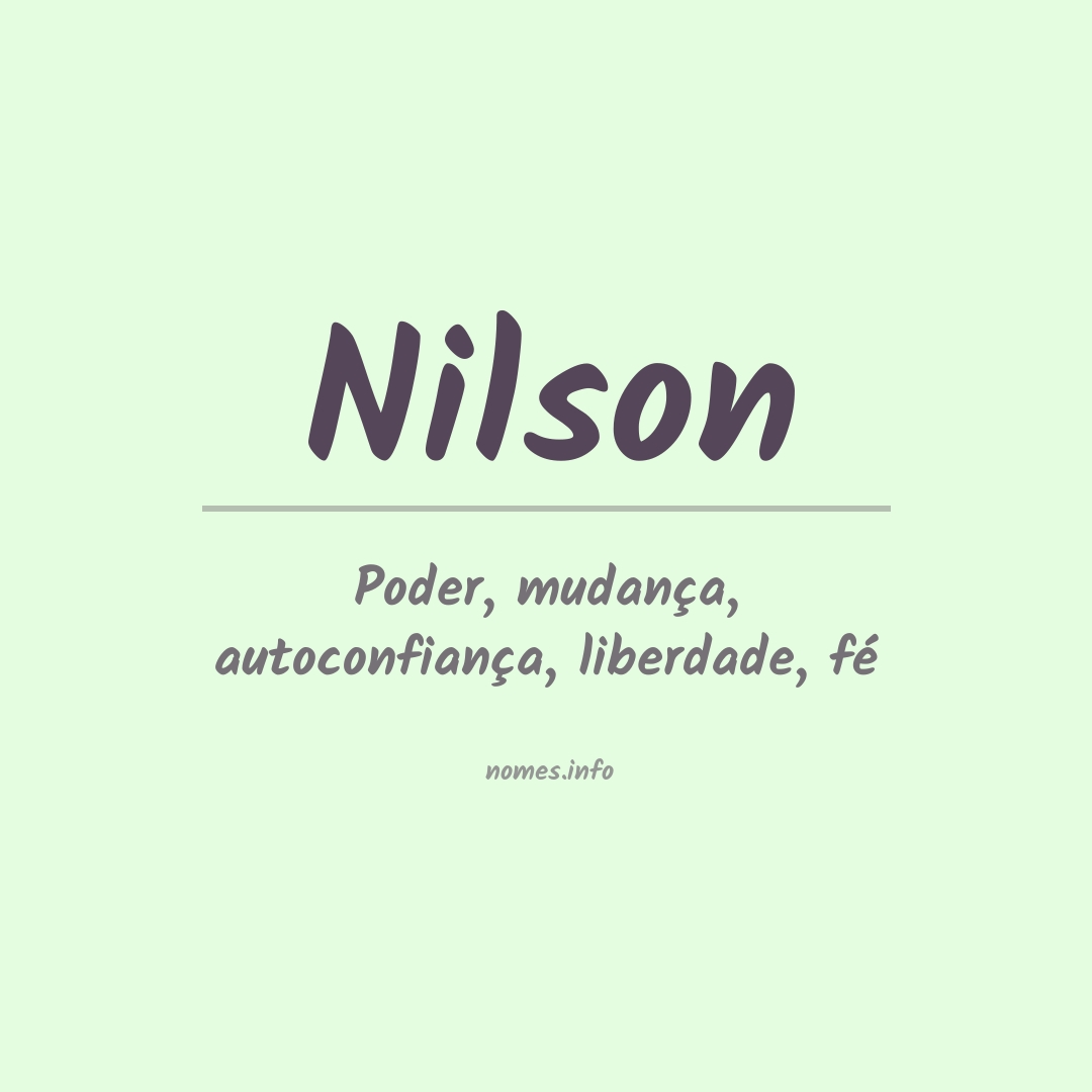 Significado do nome Nilson