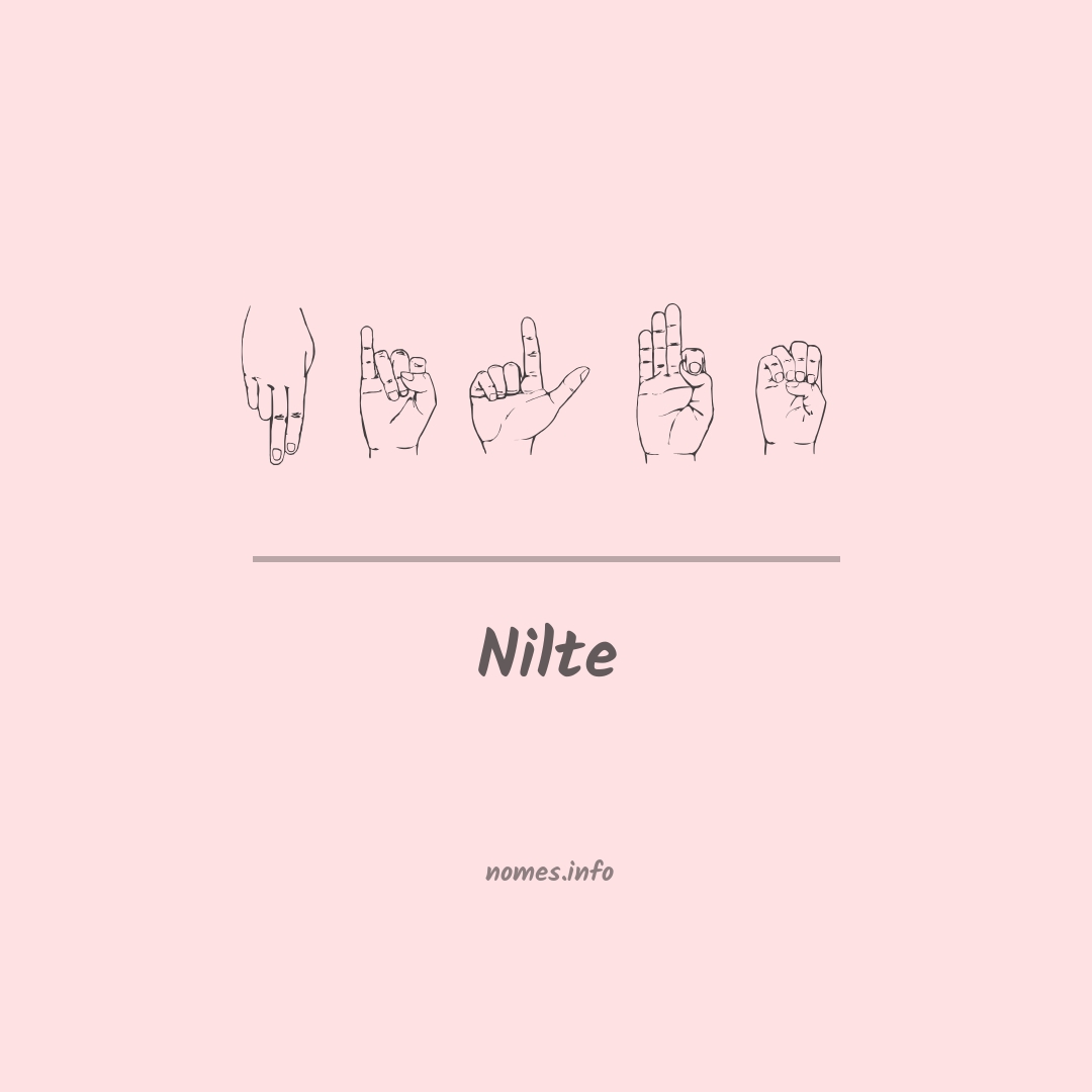 Nilte em Libras